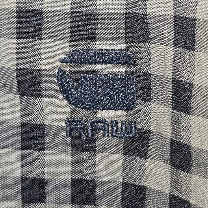 [BUNJANG] Zisrawoo Embroidered Rattan Check Shirt XL / 지스타로우 자수 라탄체크 셔츠 XL (거의 새상품)