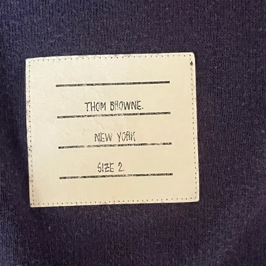 [BUNJANG] Thom Browne 4-Bar Sweatshirt Navy / 톰브라운 맨투맨