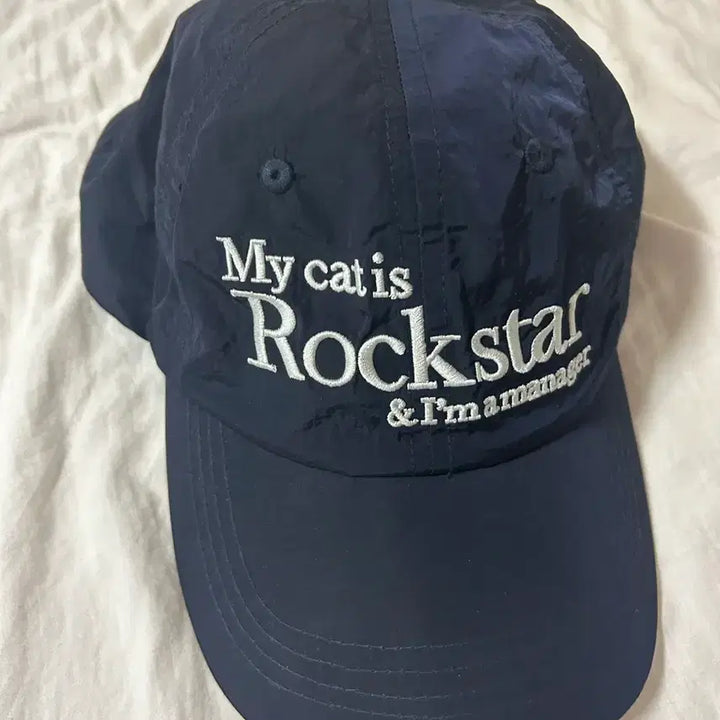 [BUNJANG] Jogger-Sh Rockstar Ball Cap Navy / 조거쉬 락스타 볼캡 모자 네이비