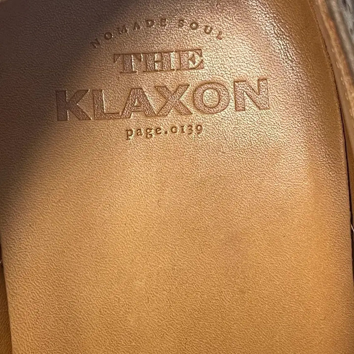 [BUNJANG] The Klaxon Vibram Wingtip Derby Shoes Brown 275 / 클락슨(The Klaxon) 비브람 윙팁 더비 브라운275