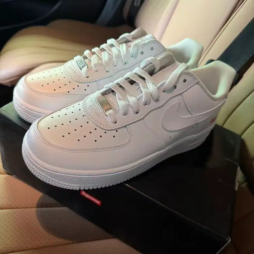 [BUNJANG] Nike x Supreme Air Force 1 Low White 270mm / 나이키 x 슈프림 에어포스 1 로우 화이트 270MM