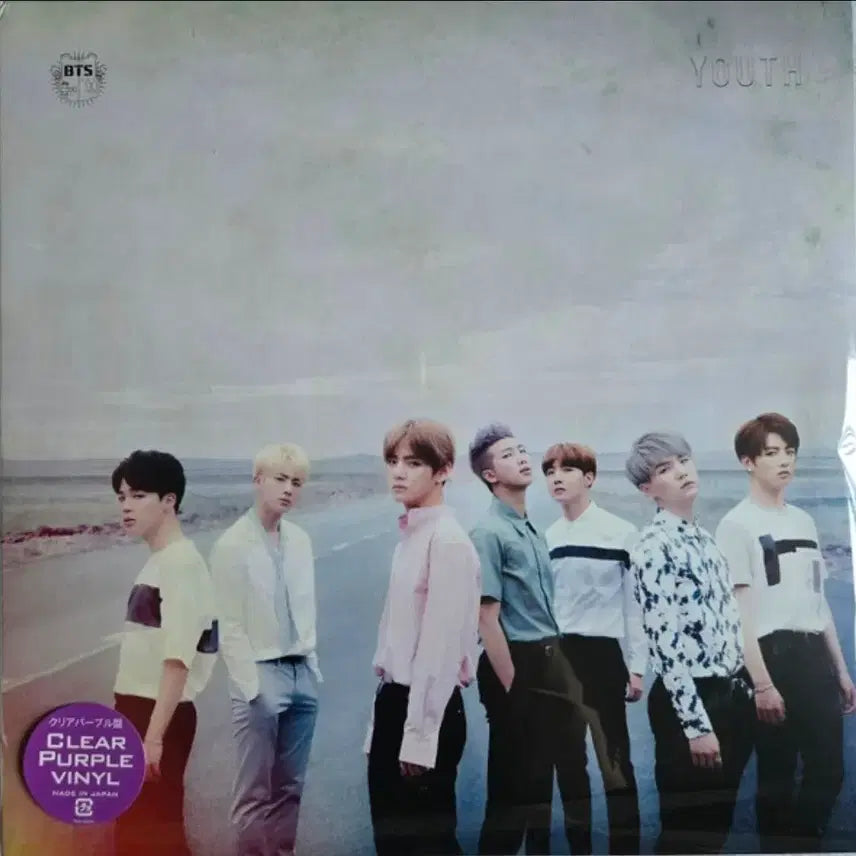 [BUNJANG] BTS Youth Clear Purple Vinyl LP / 방탄소년단 BTS Youth 클리어 퍼플 바이닐 LP