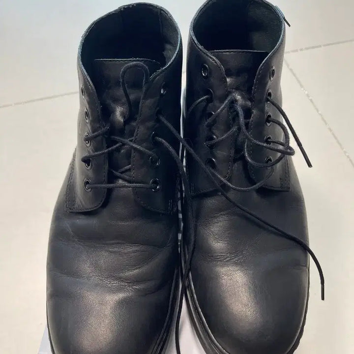 [BUNJANG] Camper Ankle Boots Black Leather Size 41 (260mm) / 캠퍼(Camper) 앵클 부츠 블랙 41(260)