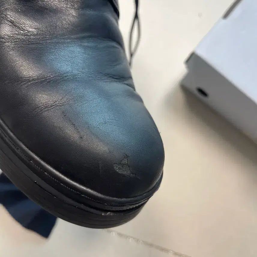 [BUNJANG] Camper Ankle Boots Black Leather Size 41 (260mm) / 캠퍼(Camper) 앵클 부츠 블랙 41(260)