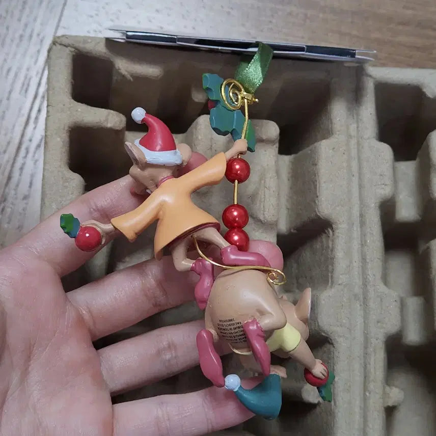 [BUNJANG] Disney Store Cinderella Jaq Gus Ornament Figure 2025 / 2025 디즈니 스토어 신데렐라 자크 거스 오너먼트 피규어