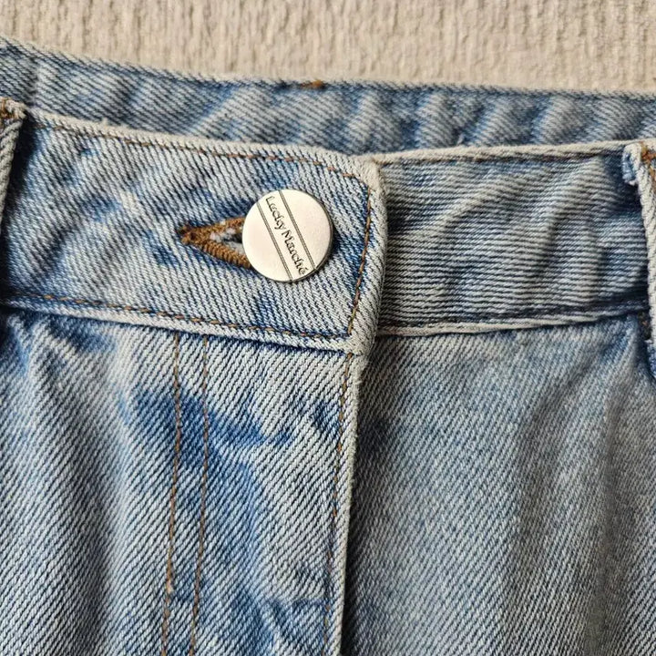 [BUNJANG] Lucky Marche Mini Denim Skirt / 럭키마르쉐 미니 데님스커트
