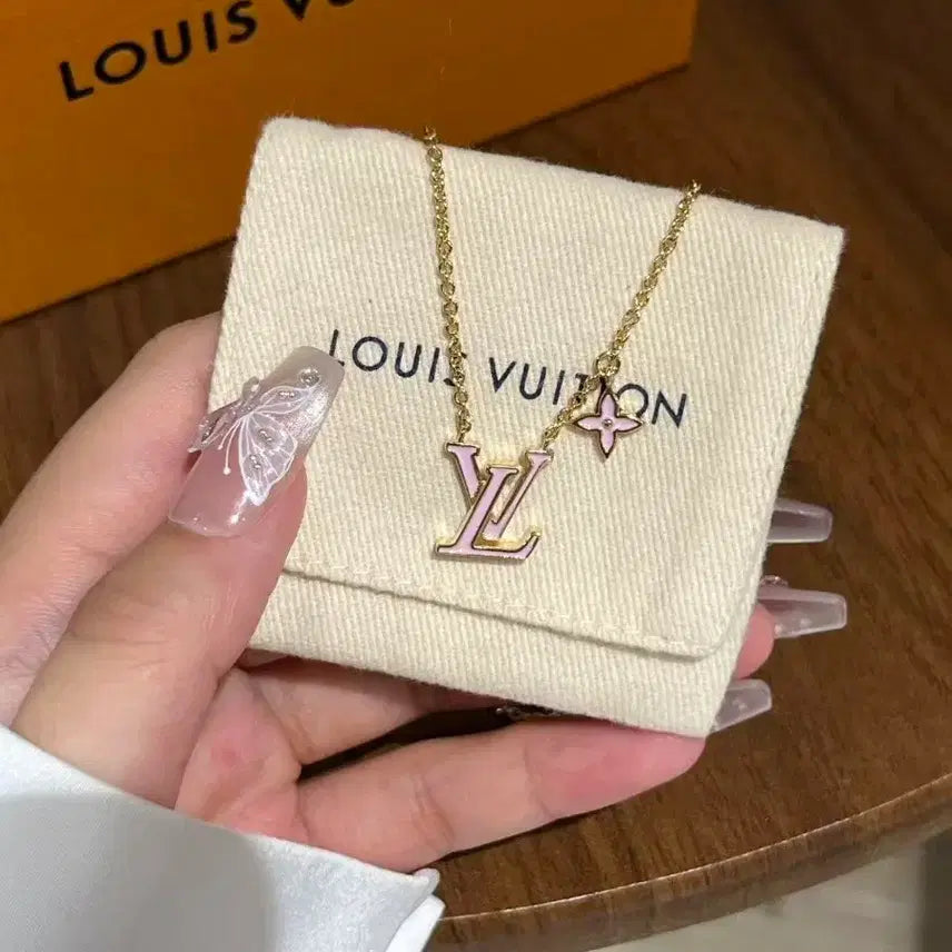 [BUNJANG] Louis Vuitton Monogram Flower Pendant Necklace / 루이비통 목걸이