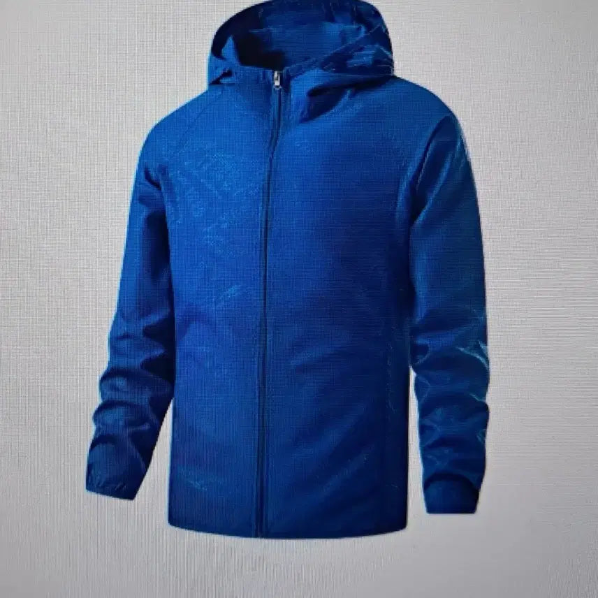 [BUNJANG] Blue Windbreaker Jacket L / 블루 바람막이 L