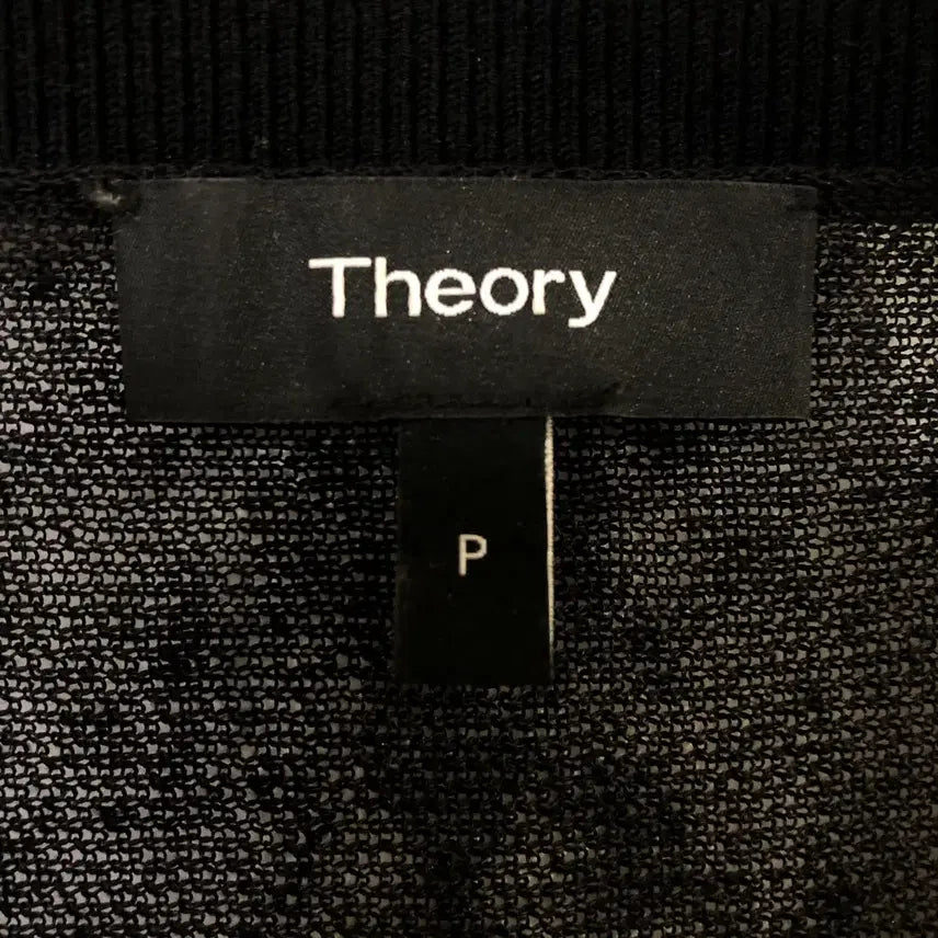 [BUNJANG] Theory Black See-Through Short Sleeve Top (Size P) / 띠어리 블랙 시스루 반팔(P사이즈44~55반)