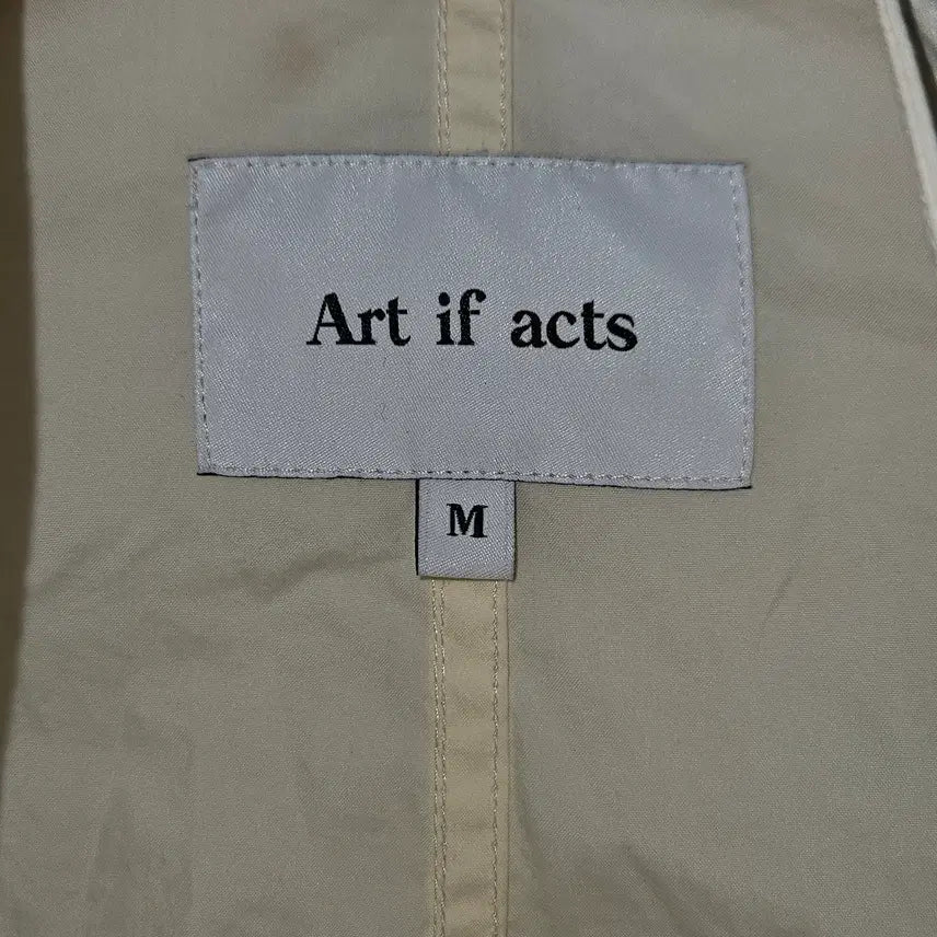 [BUNJANG] Artifects 22SS Belted Fishtail Shield Jacket M / 아트이프액츠 22SS 벨티드 피쉬테일 실드 자켓 M (거의새상품)