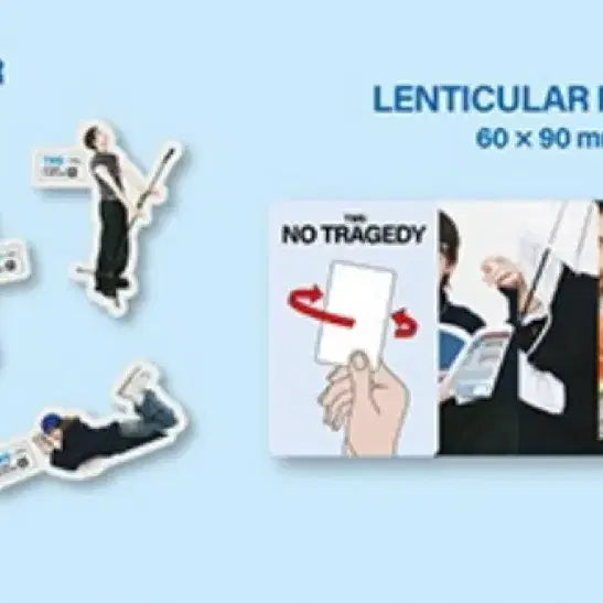 [BUNJANG] TWS Hanjin NO TRAGEDY Lenticular Photocard Sticker Set / 투어스 TWS 한진 NO TRAGEDY 렌티큘러 포카 스티커 양도