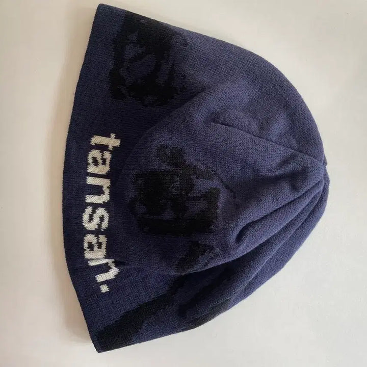 [BUNJANG] Carbonated Magnesium Jacquard Beanie (Navy) / 탄산마그네슘 자카드 비니 (네이비)