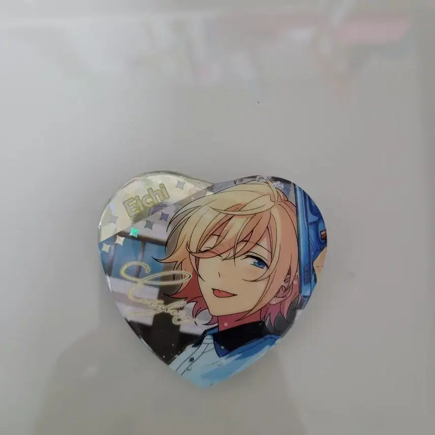 [BUNJANG] Ensemble Stars Tenjiku Eichi Heart Can Badge / 앙스타 텐쇼인에이치 하트 캔뱃지