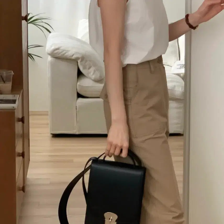 [BUNJANG] Bergamot Edie Cotton Straight Pants S / [새상품,택o] (도매택)베르가못 에디 코튼 일자 팬츠 s