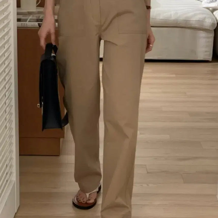 [BUNJANG] Bergamot Edie Cotton Straight Pants S / [새상품,택o] (도매택)베르가못 에디 코튼 일자 팬츠 s