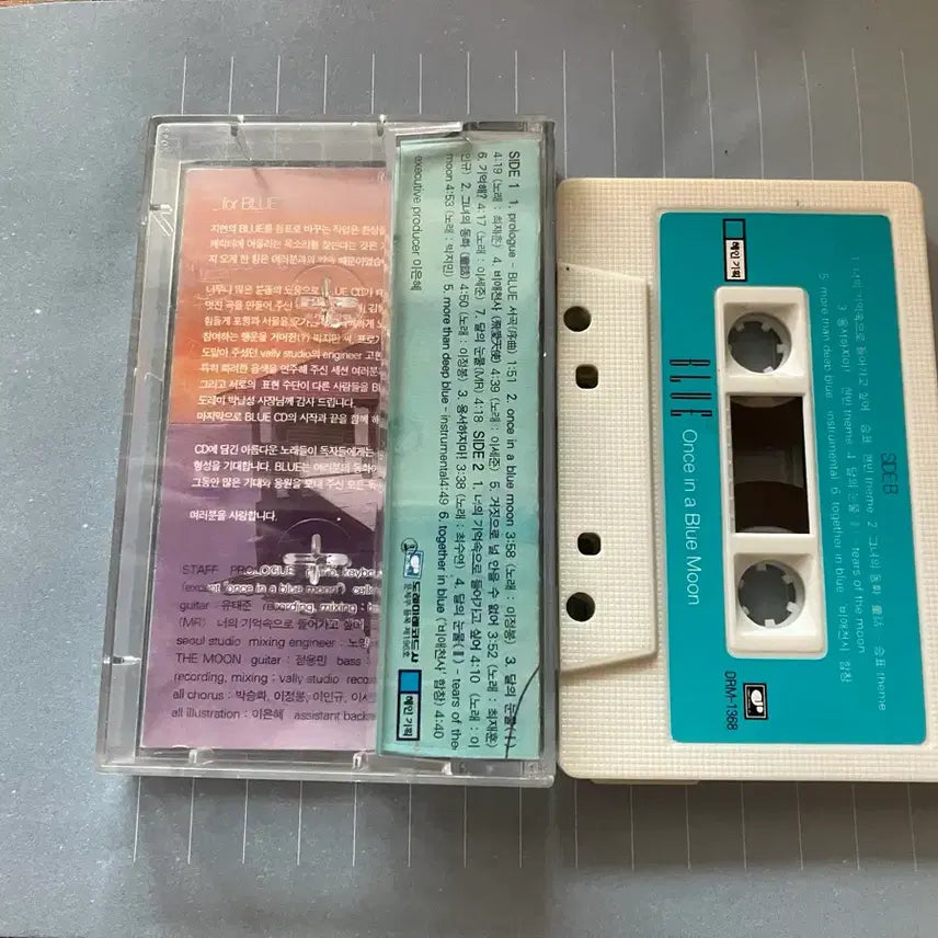 [BUNJANG] BLUE Once in a Blue Moon Cassette Tape / BLUE 카세트테이프