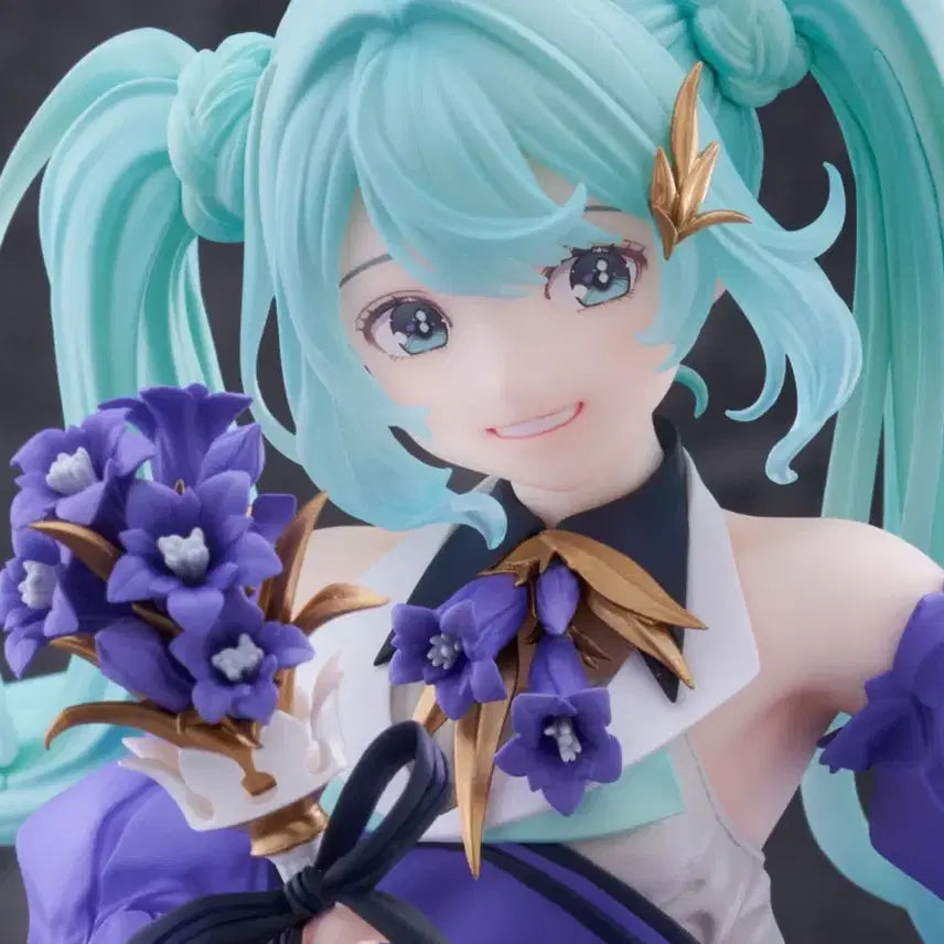 [BUNJANG] Taito Hatsune Miku 2024 Birthday Flower Version Figure / 타이토 하츠네미쿠 2024 Birthday 생일 플라워 버전