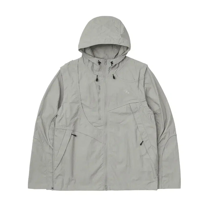 [BUNJANG] Sansan Gear Two-Way Wave Jacket Grey Size 3 / 산산기어 투웨이 웨이브 자켓 3사이즈 그레이 팝니다