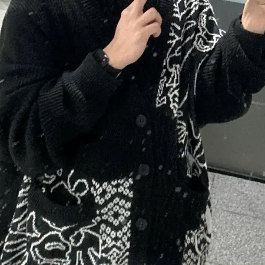 [BUNJANG] BAPE BLACK Premium Line Cardigan / BAPE BLACK 프리미엄 라인 가디건