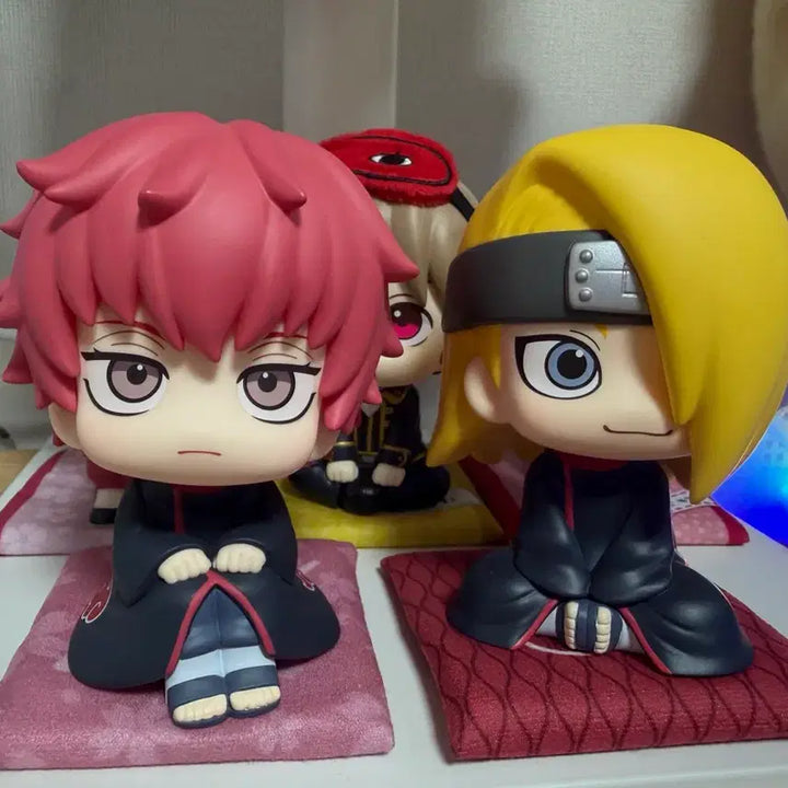 [BUNJANG] Naruto Akatsuki Sasori Deidara Display Figure Set / 택포15) 나루토 아카츠키 사소리 데이다라 룩업