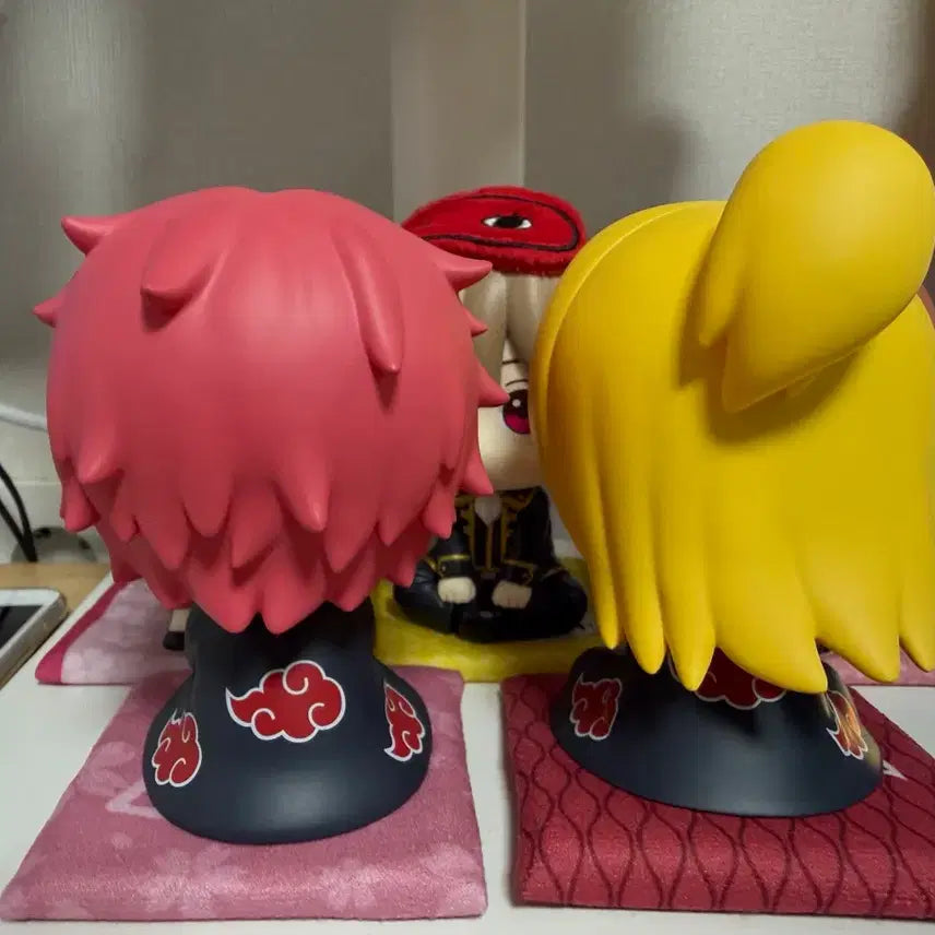[BUNJANG] Naruto Akatsuki Sasori Deidara Display Figure Set / 택포15) 나루토 아카츠키 사소리 데이다라 룩업