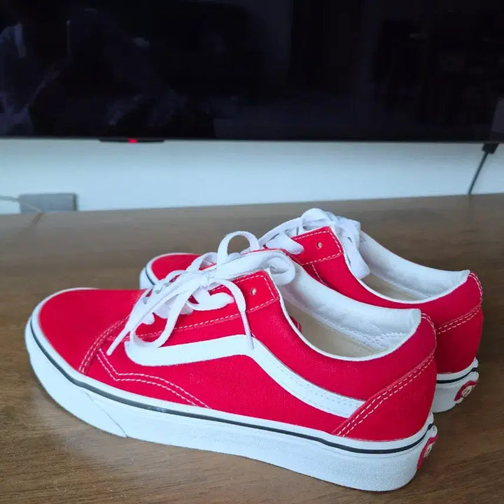 [BUNJANG] Vans Red 240 Sneakers / 반스 레드 240
