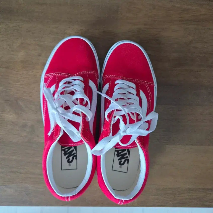 [BUNJANG] Vans Red 240 Sneakers / 반스 레드 240