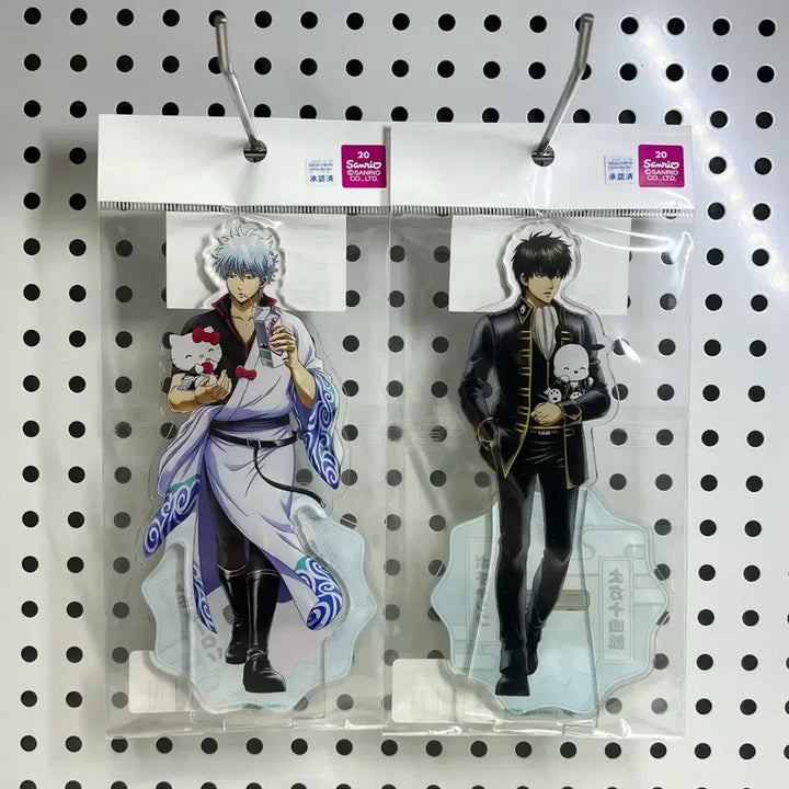 [BUNJANG] Gintama Sanrio Collaboration Gintoki Hijikata Acrylic Stand Bundle Set / 은혼 산리오 콜라보 긴토키 히지카타 아크릴스탠드 일괄