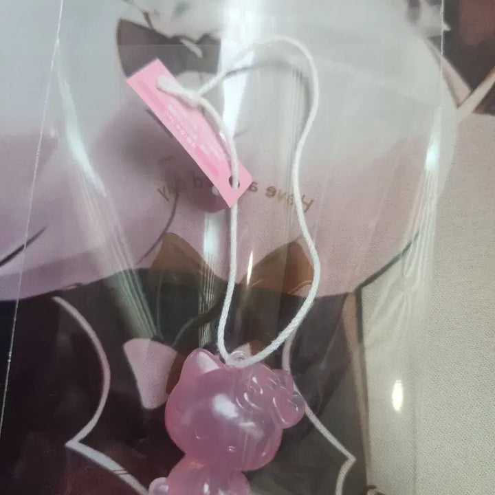 [BUNJANG] Sanrio Hello Kitty 50th Anniversary Limited Edition Clear Pink Keychain / (연휴할인)산리오 헬로키티 50주년 한정 투명 핑크 키체인(키링) 팝니다