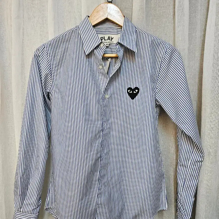 [BUNJANG] Comme des Garçons PLAY Stripe Shirt XS / 꼼데가르송 플레이 스트라이프 셔츠 XS