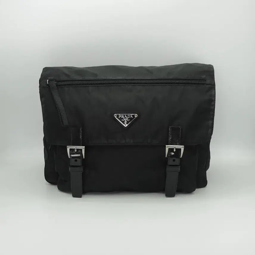 [BUNJANG] Prada Messenger Bag Black Crossbody Bag / [정품]프라다 메신저백 블팩 크로스백