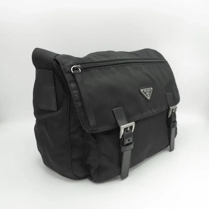 [BUNJANG] Prada Messenger Bag Black Crossbody Bag / [정품]프라다 메신저백 블팩 크로스백