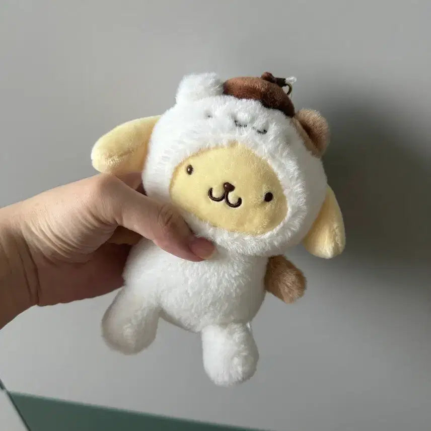 [BUNJANG] Sanrio Pompompurin Birthday Muffin Plush Charm / (구입가 30% 라스트)  폼폼푸린 생일 머핀 친구와 함께 가요
