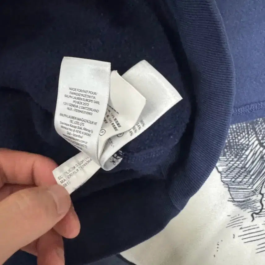[BUNJANG] Polo Ralph Lauren Navy Hoodie / 폴로 랄프로렌 후드티