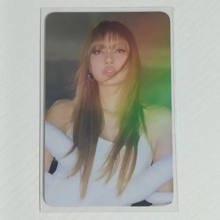 [BUNJANG] BLACKPINK Lisa DEADLINE K4U Hologram Photocard / 블랙핑크 리사 데드라인 케타포 K4U 홀로그램 포카