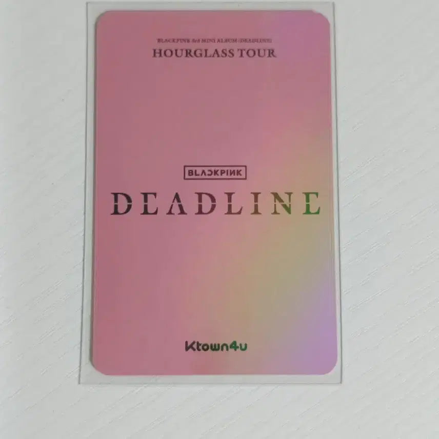 [BUNJANG] BLACKPINK Lisa DEADLINE K4U Hologram Photocard / 블랙핑크 리사 데드라인 케타포 K4U 홀로그램 포카