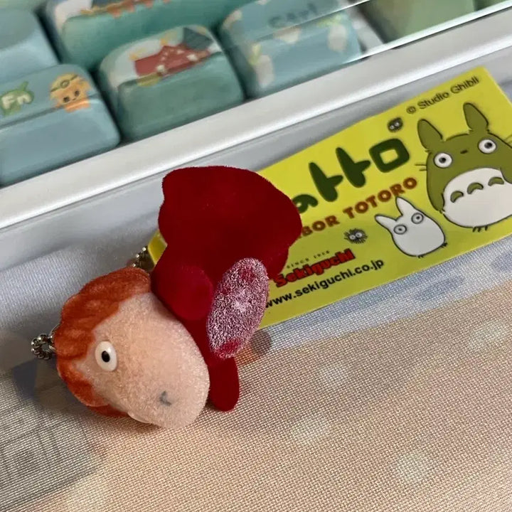 [BUNJANG] Ponyo Keychain (Ghibli) / 고전 포뇨 키링 지브리 인형 물고기 열쇠고리