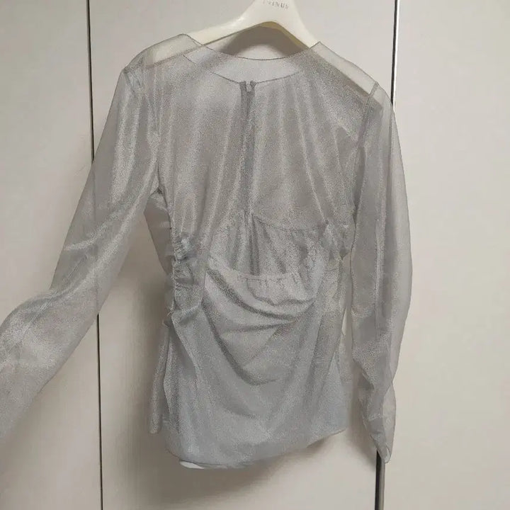 [BUNJANG] TIME (by Hansemm) See-Through Blouse / 한섬 타임 시스루 블라우스