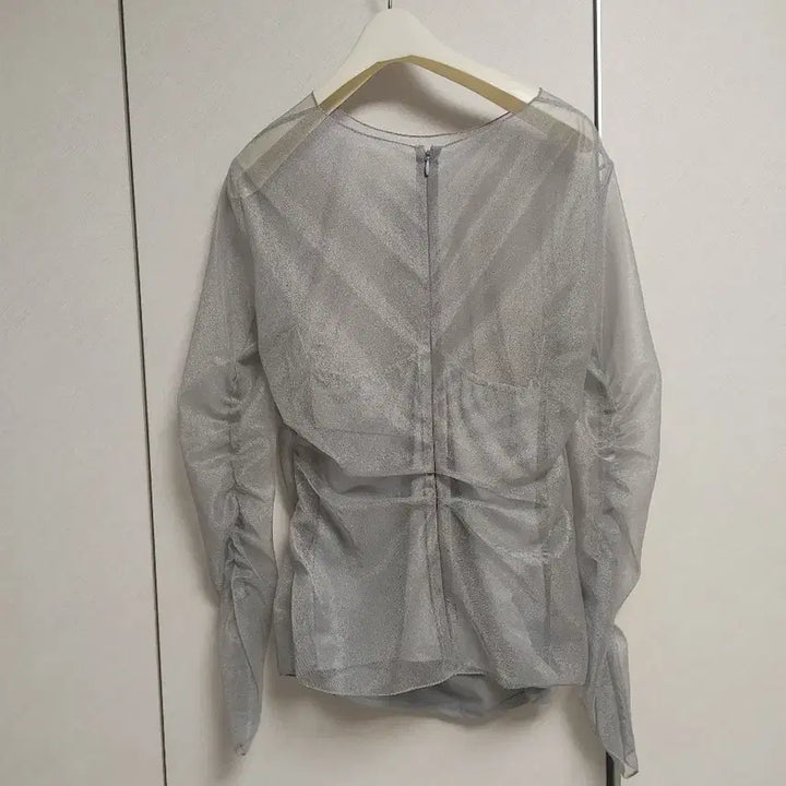 [BUNJANG] TIME (by Hansemm) See-Through Blouse / 한섬 타임 시스루 블라우스