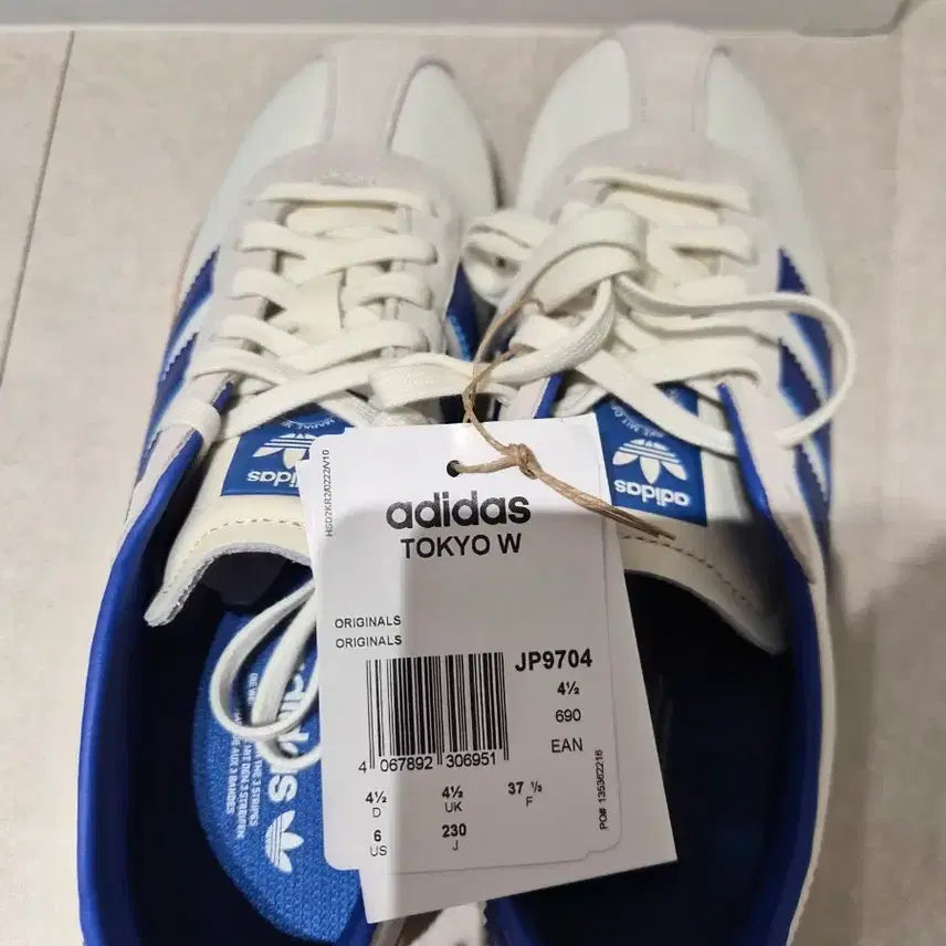 [BUNJANG] Adidas Tokyo W Sneakers White Blue Size 230 / 아디다스 도쿄 W 운동화 230