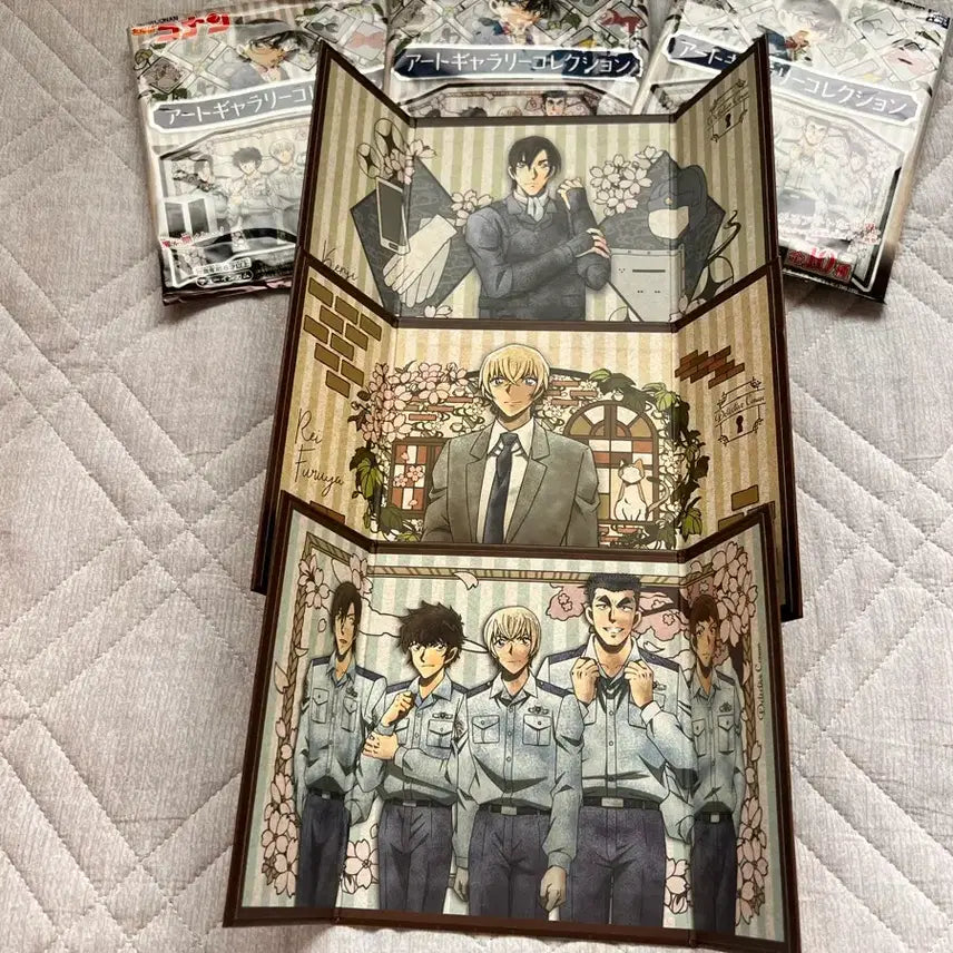 [BUNJANG] Detective Conan Art Gallery Collection Byungpoong Folding Screen Shikishi / 명탐정 코난 아트갤러리컬렉션 병풍 색지