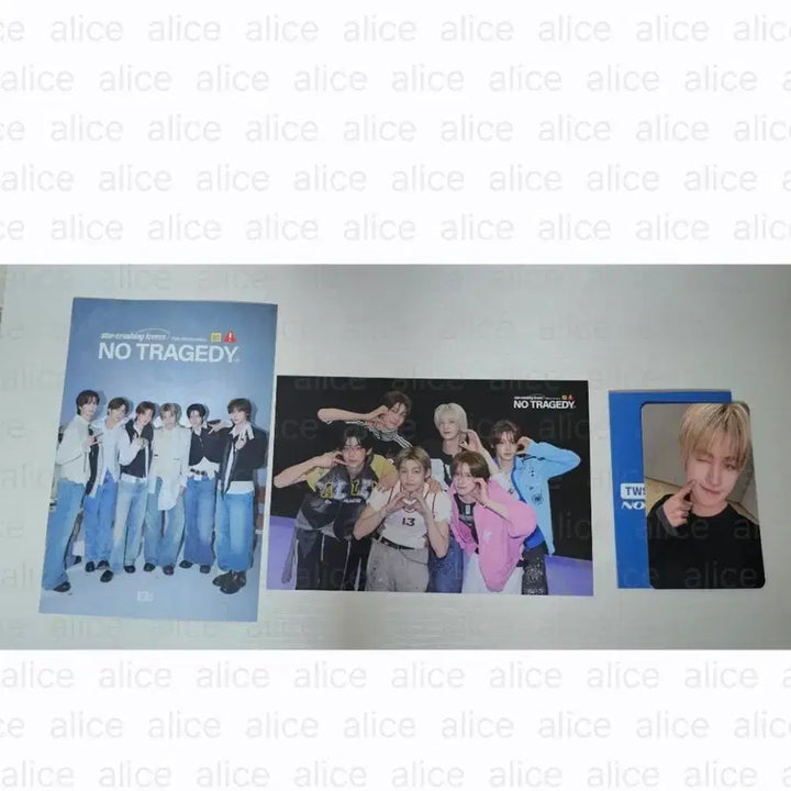 [BUNJANG] TWS Jihoon Photocard NO TRAGEDY Tour / 지훈공방포카 투어스엽서가사지세트NO TRAGEDY공식 tws jihoon