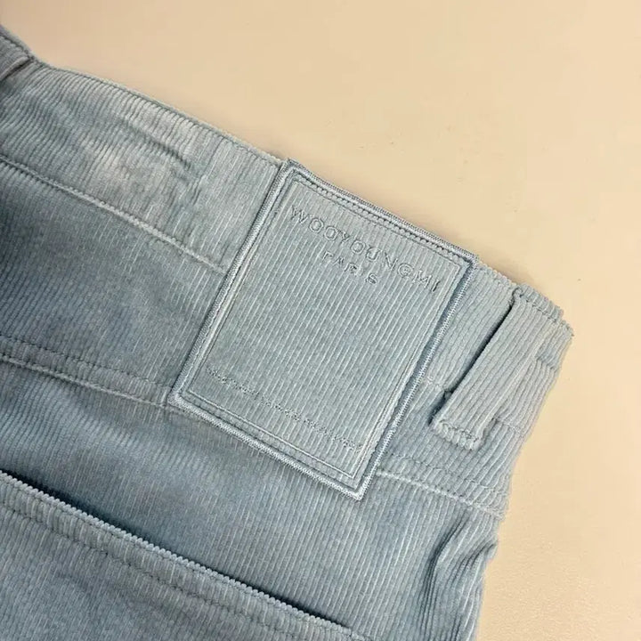 [BUNJANG] Wooyoungmi Blue Corduroy Pants (Jay Park, Cocoon, Rain Worn) / [50] 우영미 블루 코듀로이 팬츠 박재범, 코쿤, 비 착용