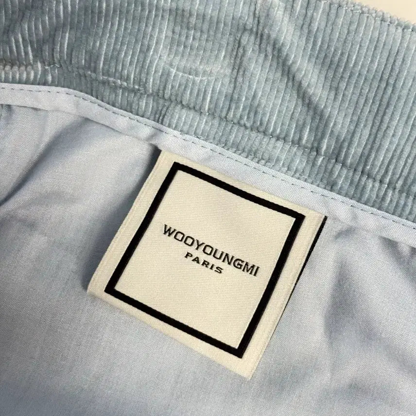 [BUNJANG] Wooyoungmi Blue Corduroy Pants (Jay Park, Cocoon, Rain Worn) / [50] 우영미 블루 코듀로이 팬츠 박재범, 코쿤, 비 착용