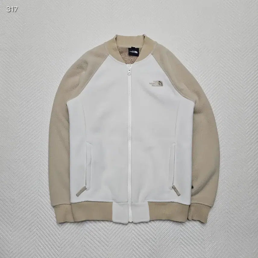 [BUNJANG] The North Face Color Block Fleece Zip-Up Jacket / 노스페이스 배색 플리스 집업 자켓