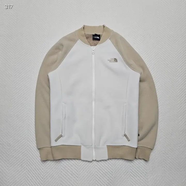 [BUNJANG] The North Face Color Block Fleece Zip-Up Jacket / 노스페이스 배색 플리스 집업 자켓