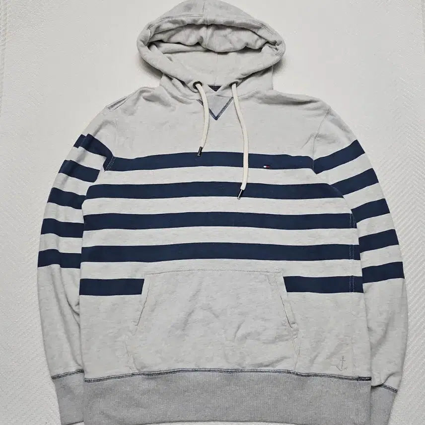 [BUNJANG] Tommy Hilfiger Vintage Stripe Hoodie XL / 타미힐피거 빈티지 스트라이프 후드 XL