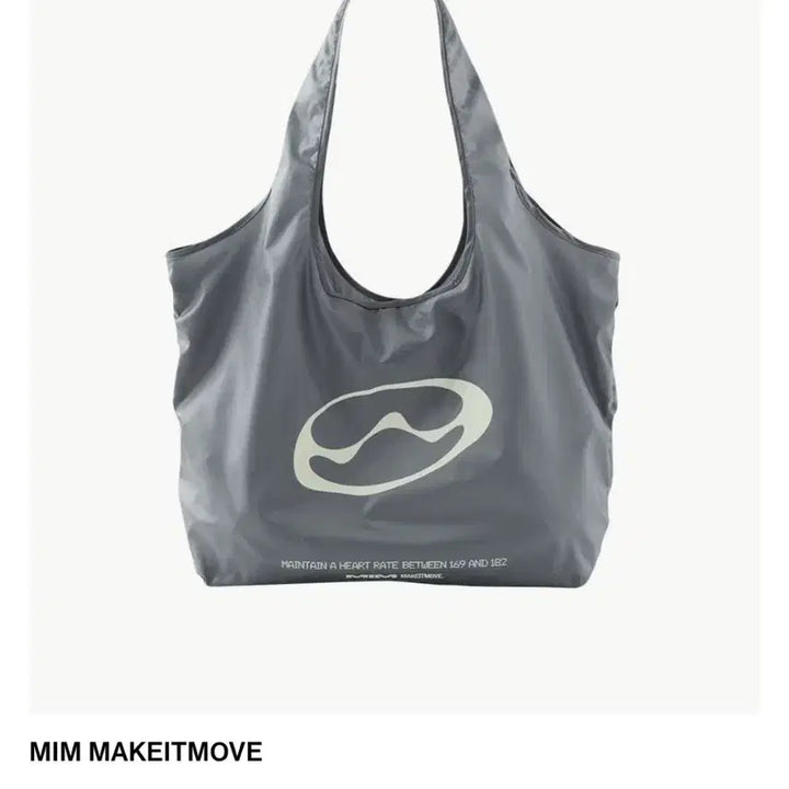 [BUNJANG] MIM Logo Tote Bag Gray / MIM 로고 토트백 그레이