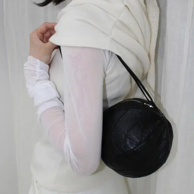 [BUNJANG] Nosmit Rounded Ball Bag Patch Black / 노스밋 볼백 nosmit rounded ballbag 가방