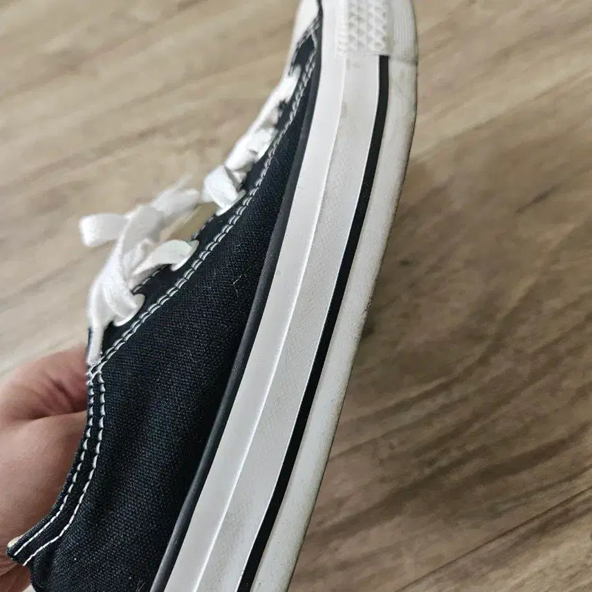 [BUNJANG] Converse All Star Low Black Shoes (US 3) / 컨버스 올스타 로우 블랙 220
